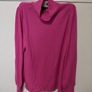 Pink J. Crew turtleneck